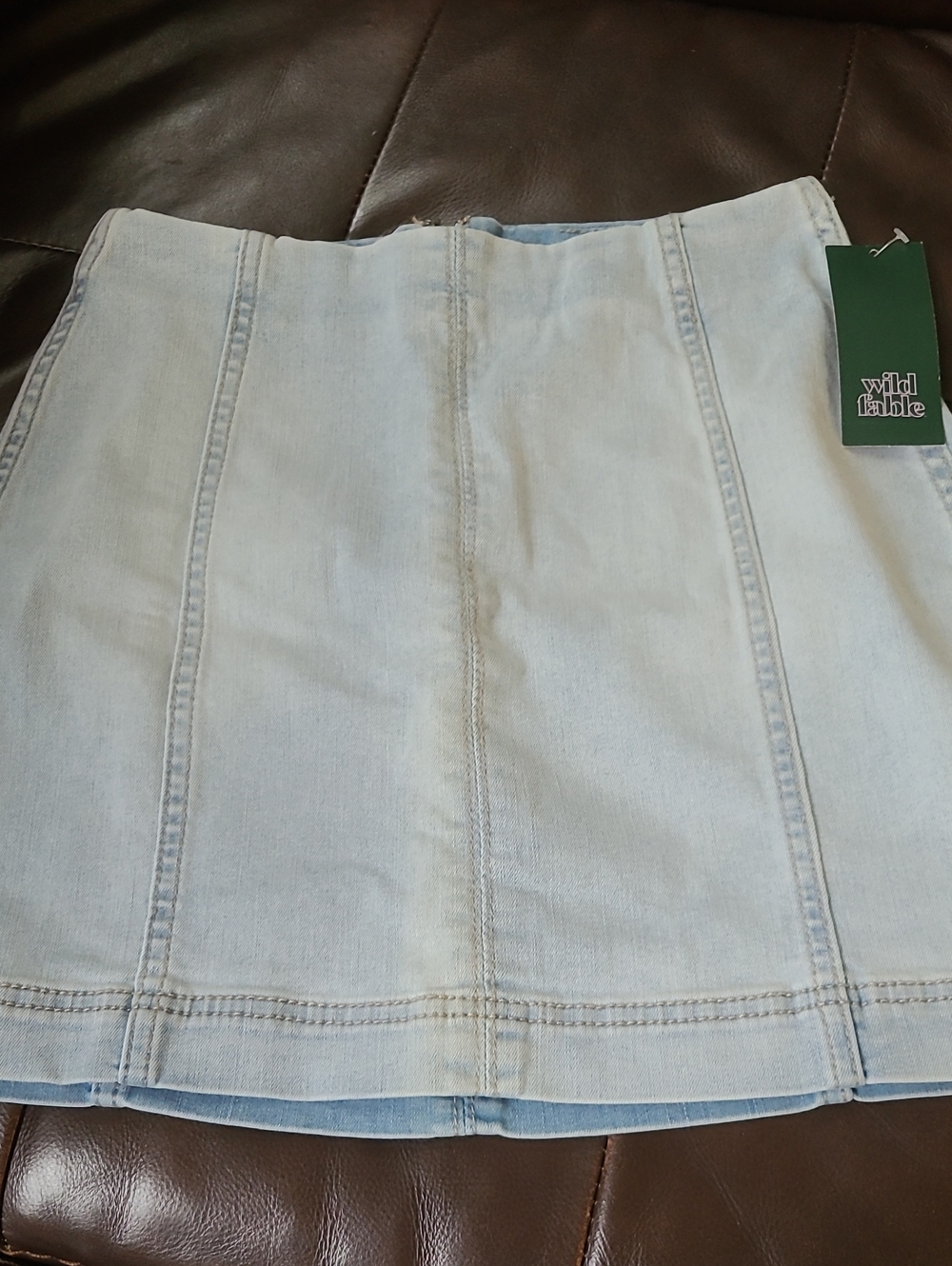 Wild Fable Light Blue Jean Skirt New With Tags 0
